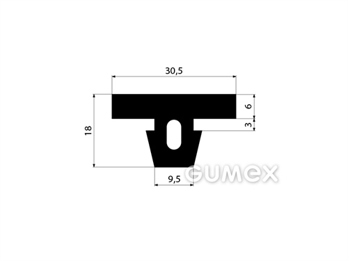 GUMMIPROFILE T-FORM - EPDM